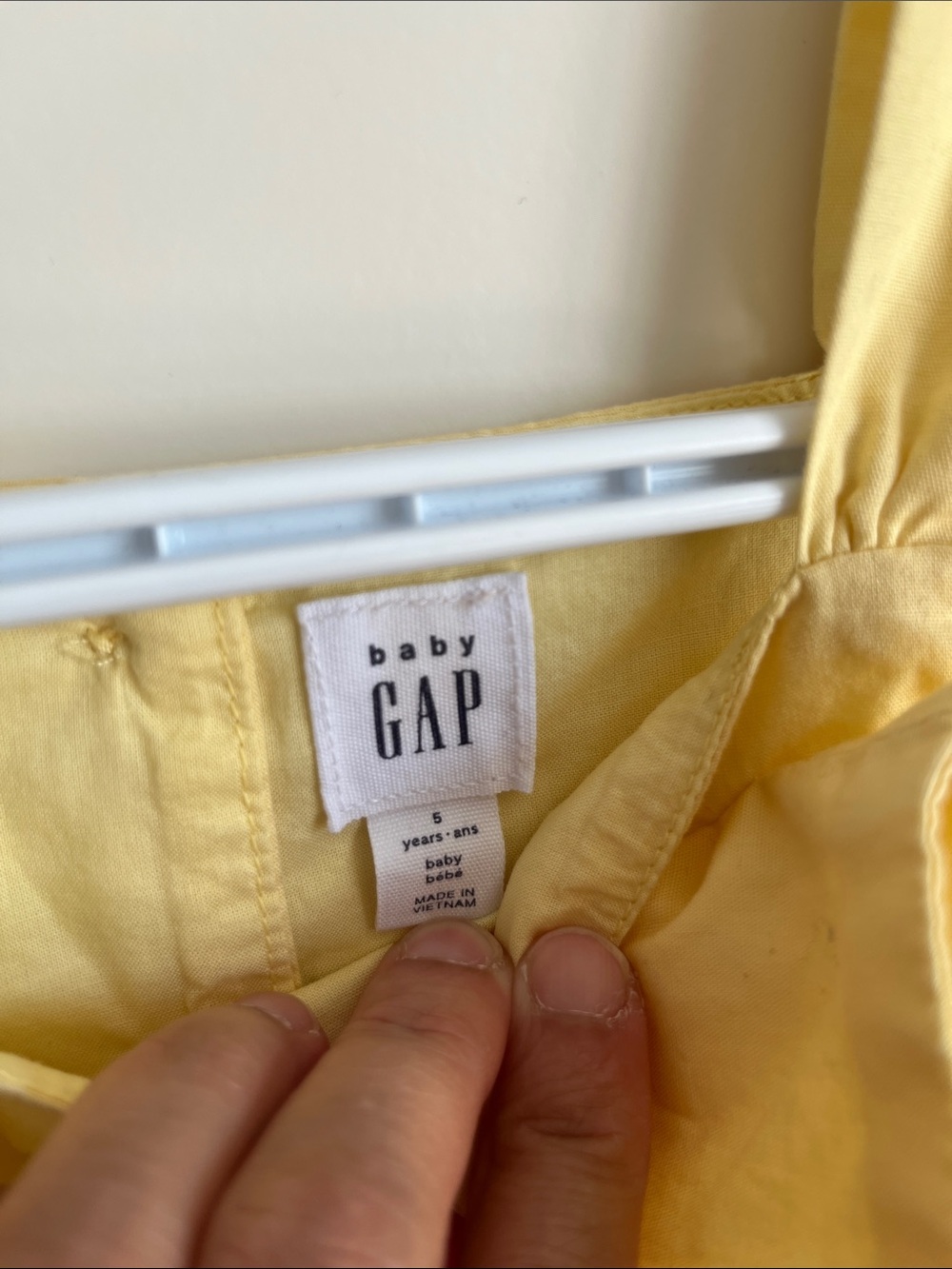 GAP Yellow Bow-Front Girls' Casual Sundress - Picture 4 of 4